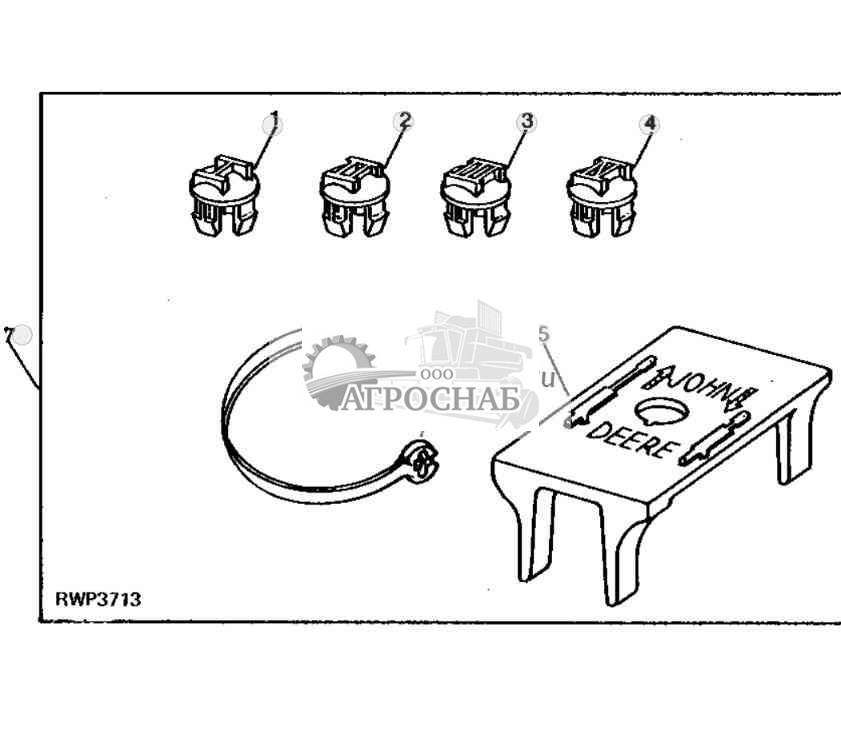 КОМПЛЕКТ МАРКИРОВОЧНЫХ БИРОК ШЛАНГОВ 